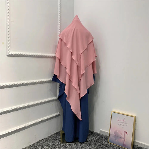 3 Layer Khimar Hijab