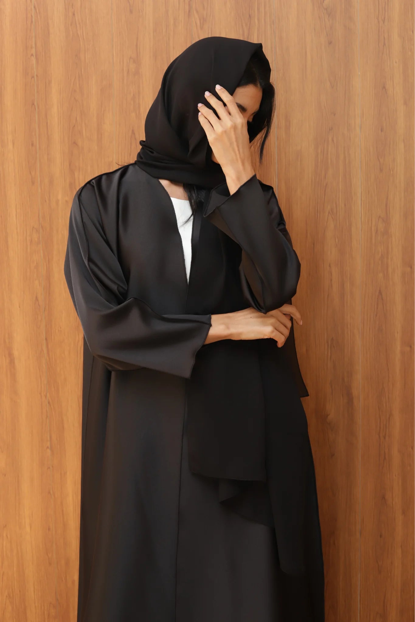 Basic Reversible (Black Abaya)
