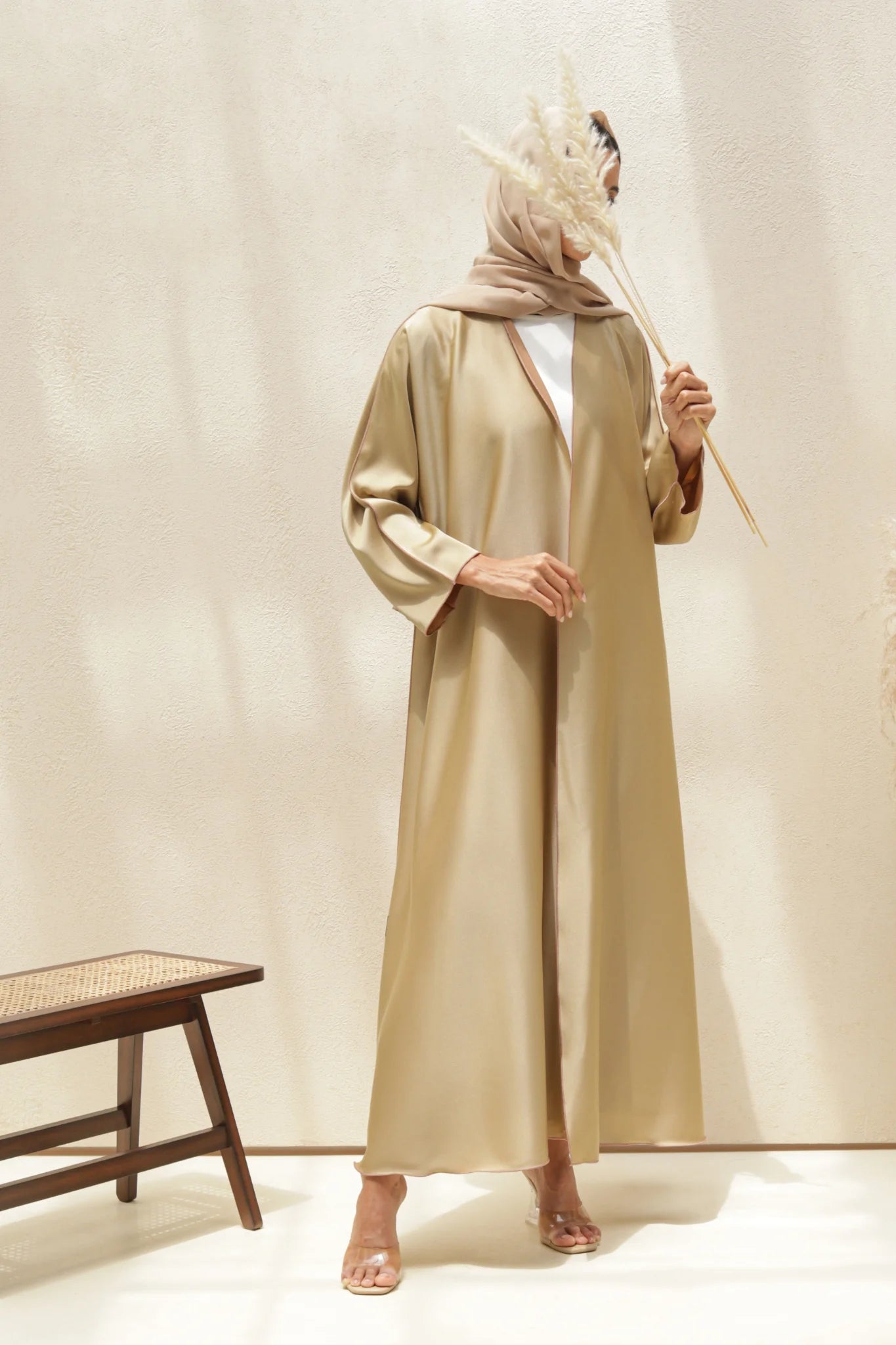 Basic Reversible (Gold Abaya)