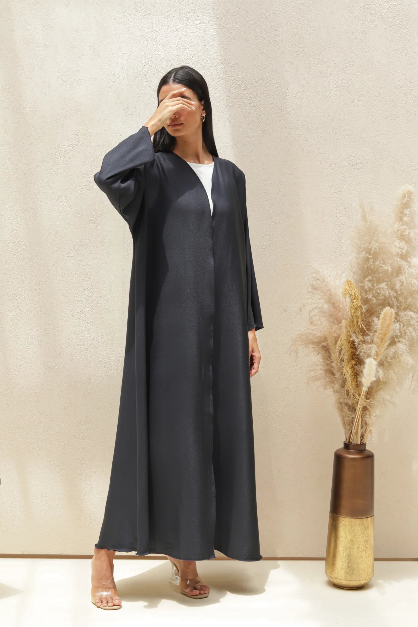 Basic Reversible (Navy Blue Abaya)