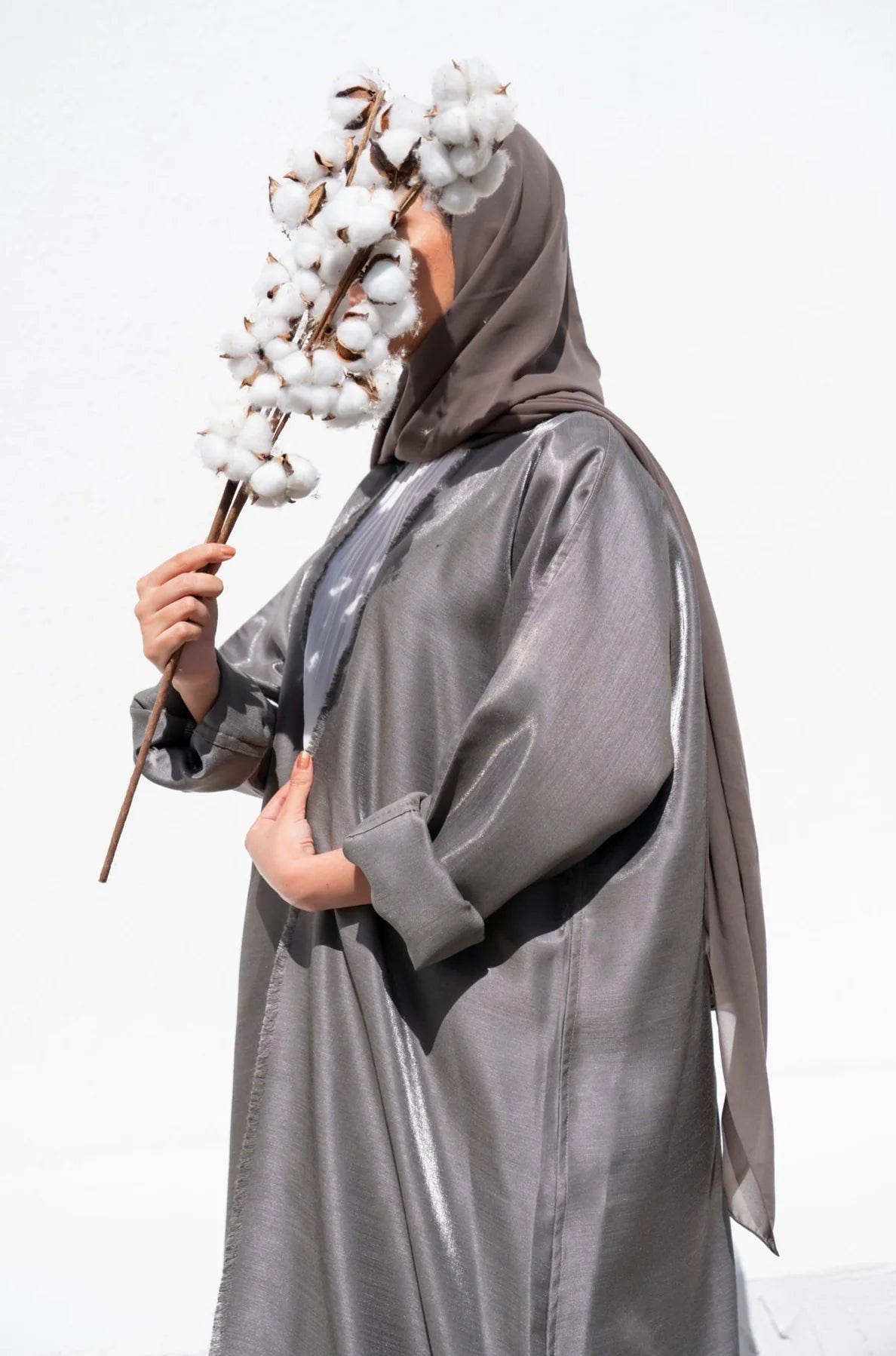 Basic 02 Two (Grey Abaya)