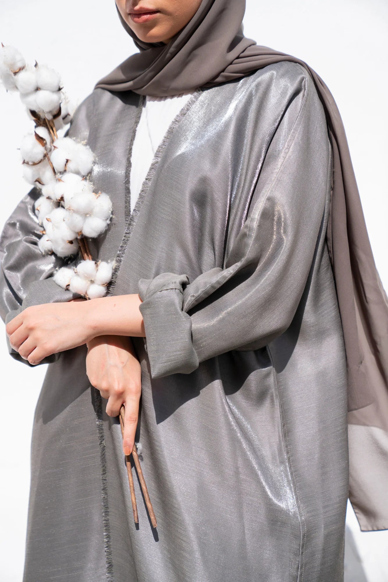 Basic 02 Two (Grey Abaya)