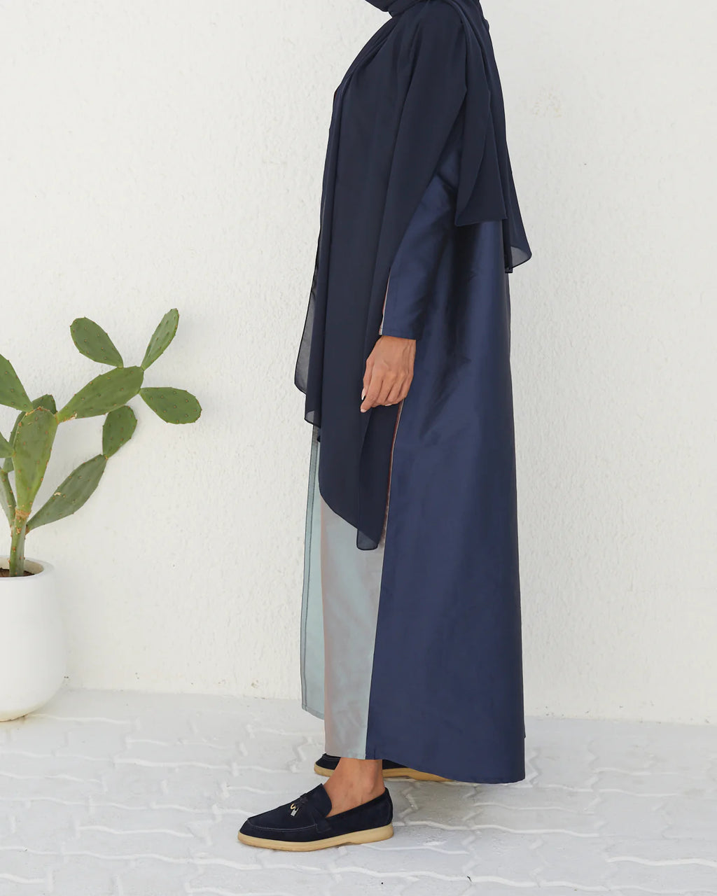 Basic 12 Twelve Abaya (Blue Abaya)