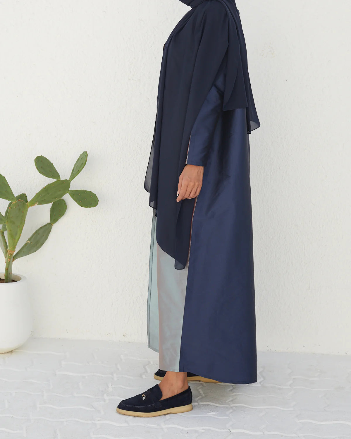 Basic 12 Twelve Abaya (Blue Abaya)