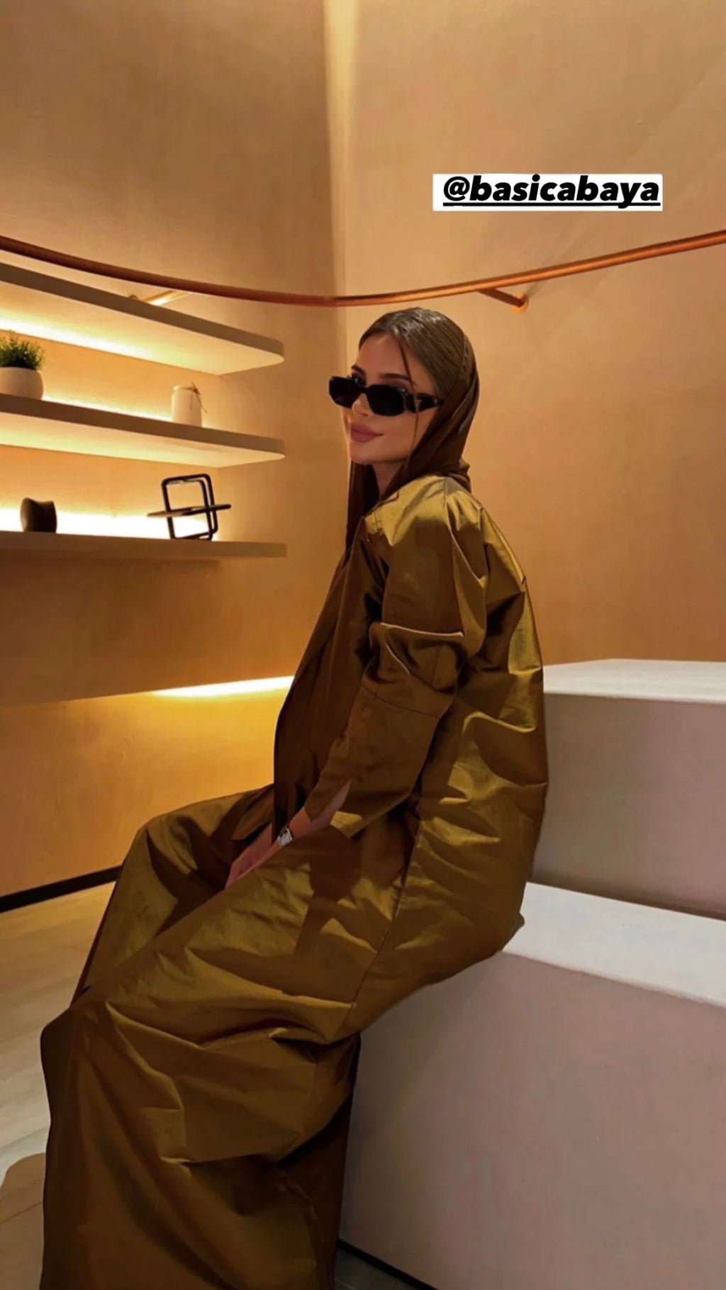 Basic 01 One (Brown Abaya)
