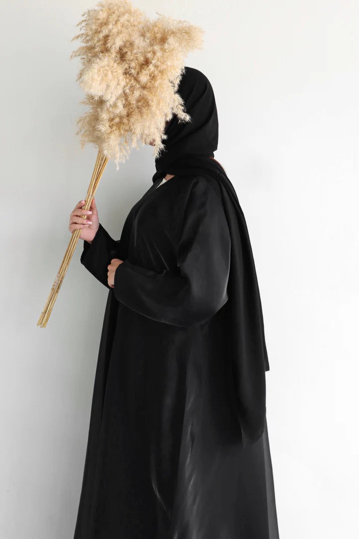 Basic Organza (Black Abaya)