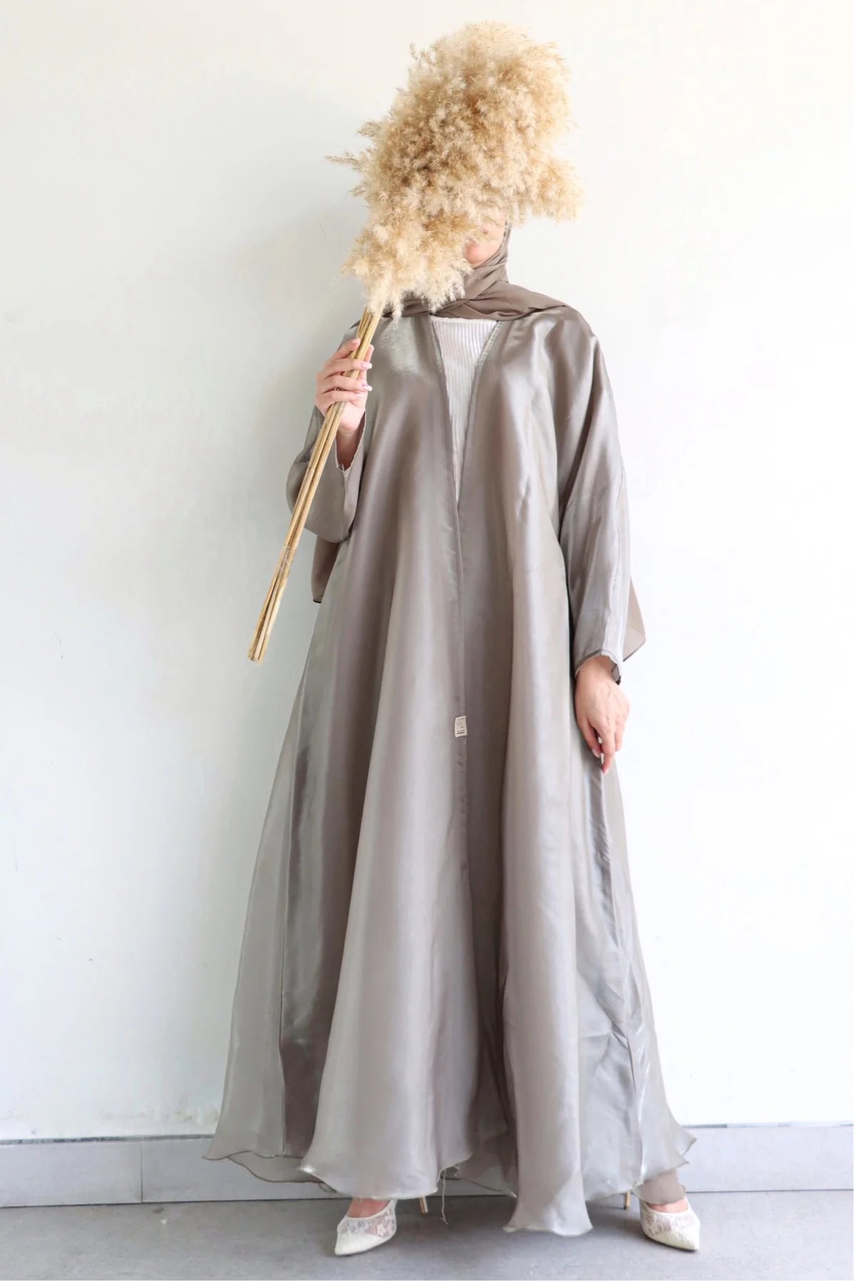 Basic Organza (Taupe Abaya)